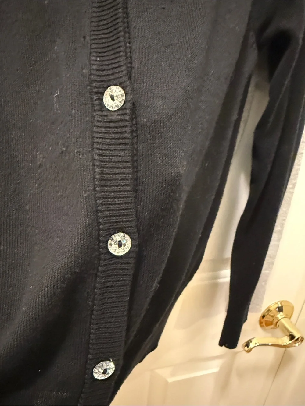 Cat & Jack Black Button-Up Kids Cardigan